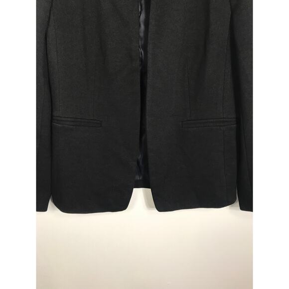 J.Crew 365 Going Out Open Blazer Women's 12 Black Office Work Simple Capsule - Picture 6 of 14